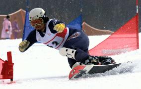 Miyao wins men's parallel giant slalom title